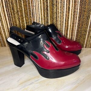 Amelie Pichard Sample Sale Flame Clogs
